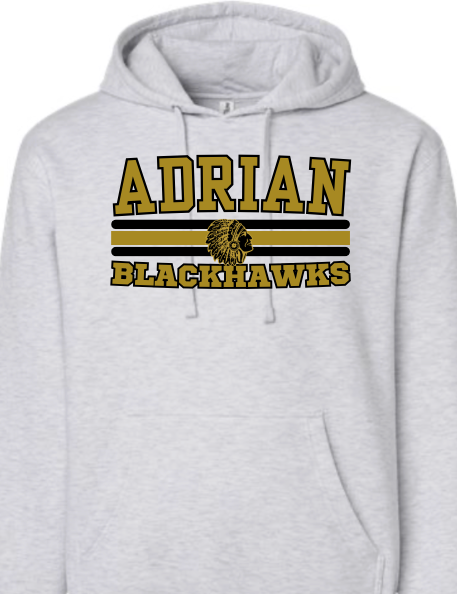 Adrian Logo- Striped