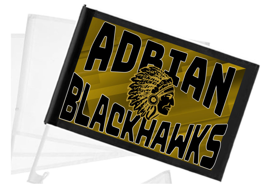 Adrian BlackHawk Car Flag- Fundraiser!