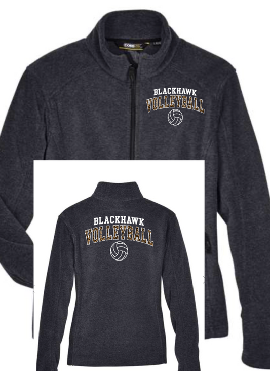 Adrian Volleyball Zip up fleece- women's