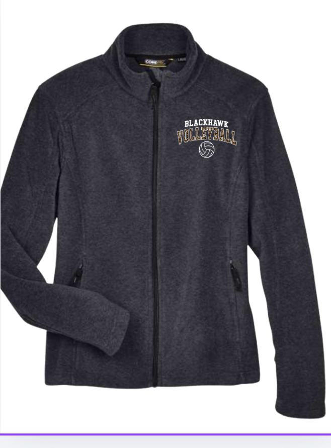 Adrian Volleyball Zip up fleece- women's